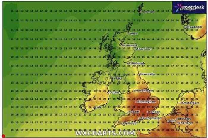 Exact date heatwave is set to return as weather maps turn red after thunderstorm warning