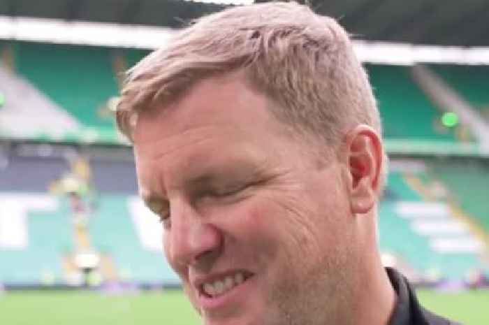 Eddie Howe bursts out laughing over Celtic claim as Newcastle boss sees funny side of pasting