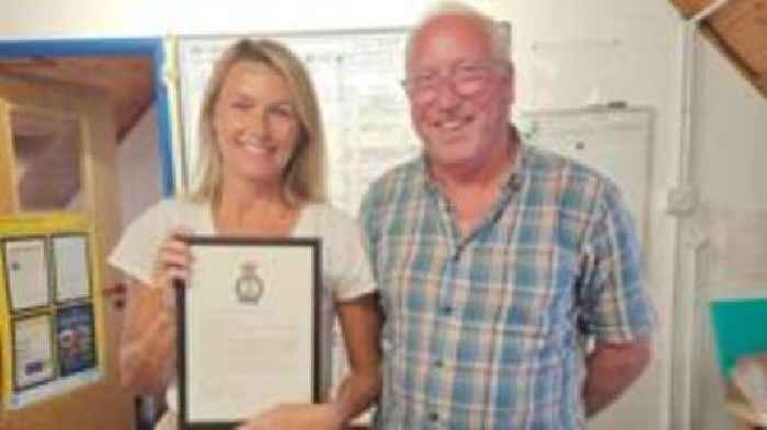 Off-duty RNLI crew member saves choking baby