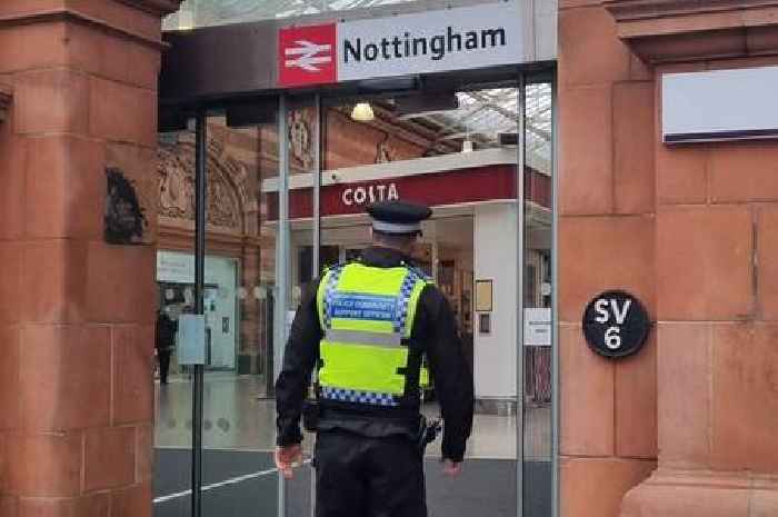 Man arrested at Nottingham railway station over reports of indecent act while on train
