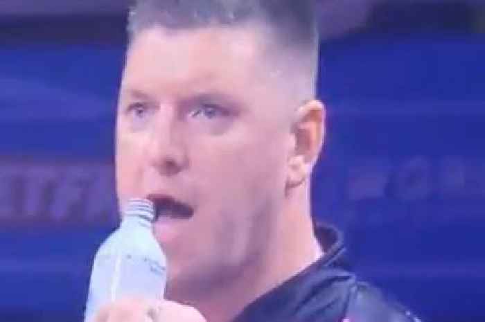 Fans certain darts rival mouthed X-rated insult at Gerwyn Price as tensions boil