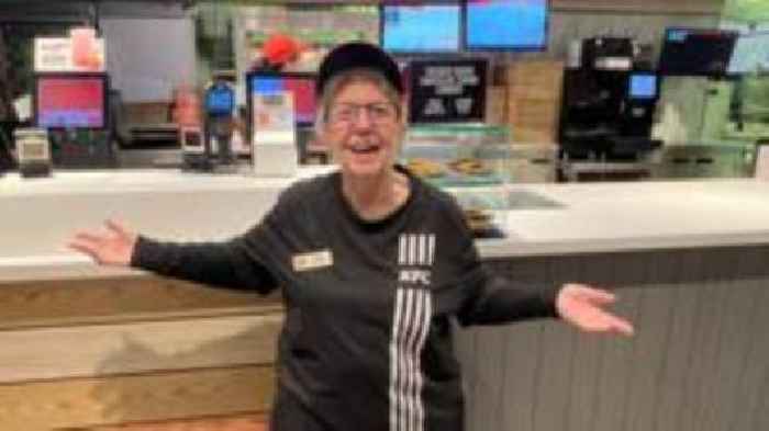 Tributes paid to world's longest-serving KFC worker
