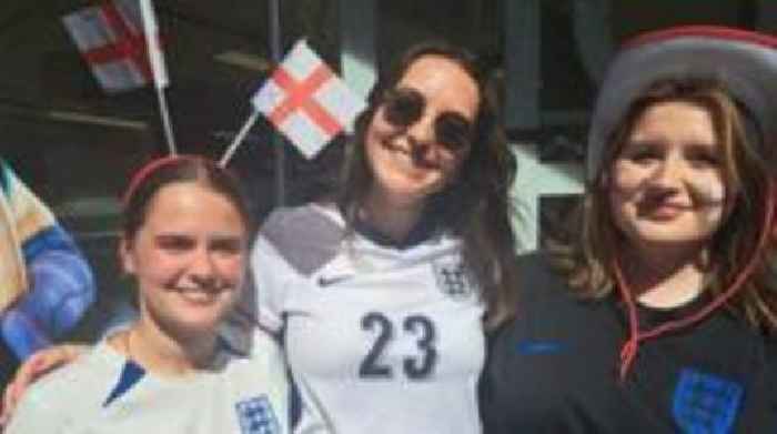 'More emotional than I was expecting': England fans show passion ahead of Euro 2025 semi-final