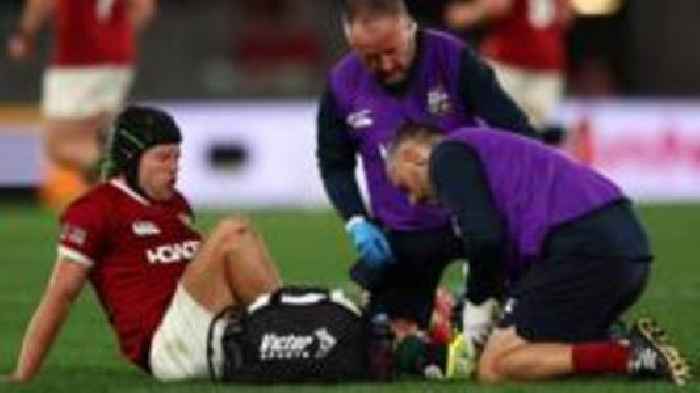 Debutant Graham forced off after try as Lions survive tough test