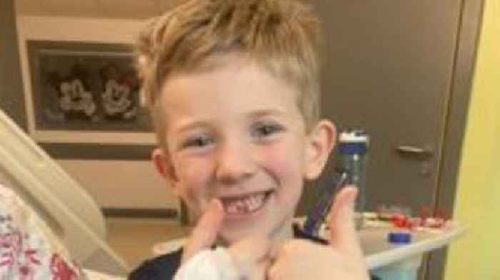 Boy, 6, walks few steps as he fights rare condition