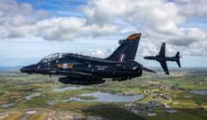RAF jets in near miss with small civilian aircraft
