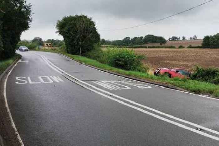 Seven cars crash off same 'notorious' Leicestershire road in just 48 hours