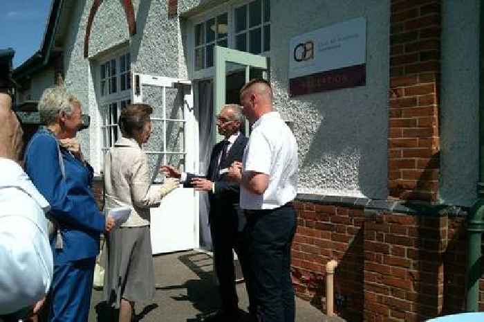 Princess Anne visits Cambridge school 'dedicating' to improving lives