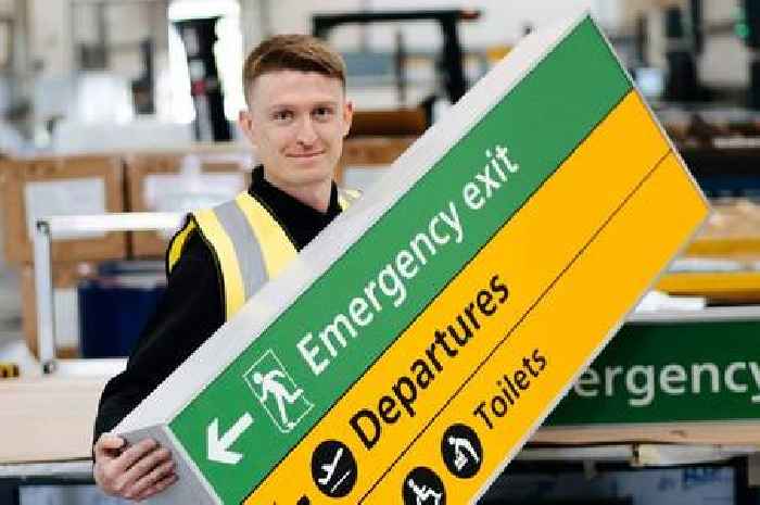 Heathrow Airport celebrates  East Kilbride signage supplier in Westminster