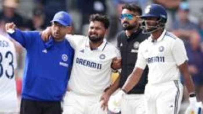 Pant injury alters tight first day of fourth Test