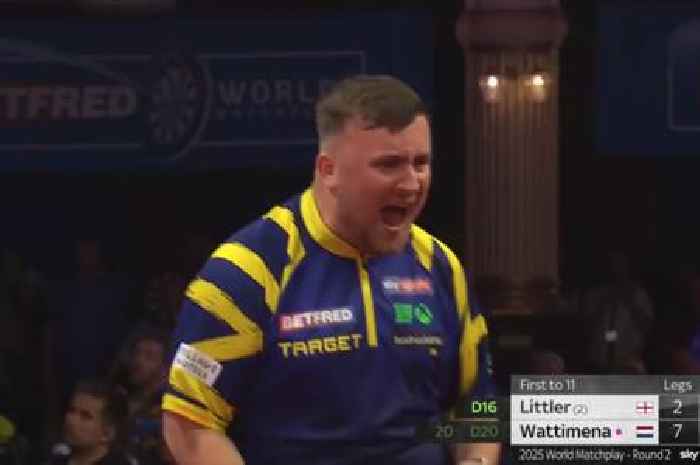 Luke Littler advances in the World Matchplay after surviving almighty scare