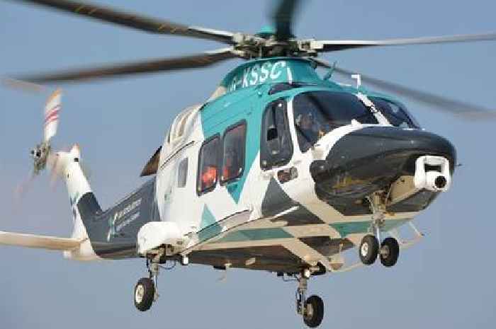 Motorcyclist flown to hospital with serious injuries after crash near Canterbury