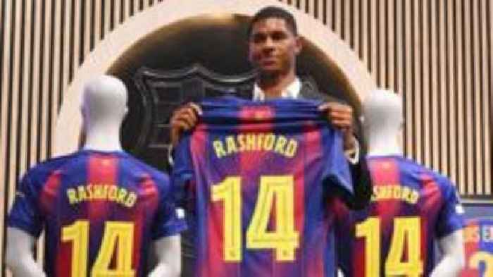 'I feel like I'm at home' - Marcus Rashford joins Barcelona