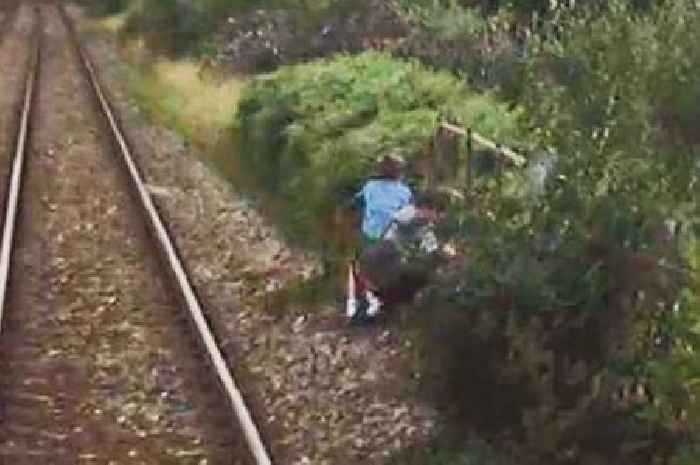 Police release CCTV of two boys after they were seen on railway line