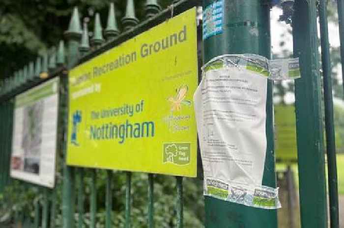 Travellers moved on from a Nottingham park for second time in recent weeks