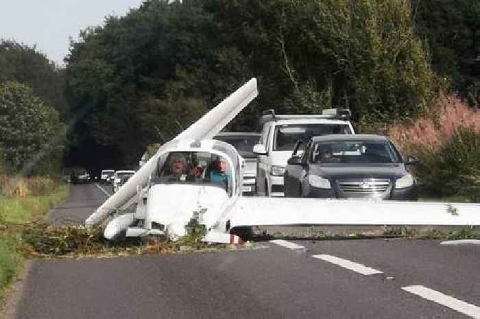 Plane crashed after pilot let passenger take the controls near Aston Down Airfield