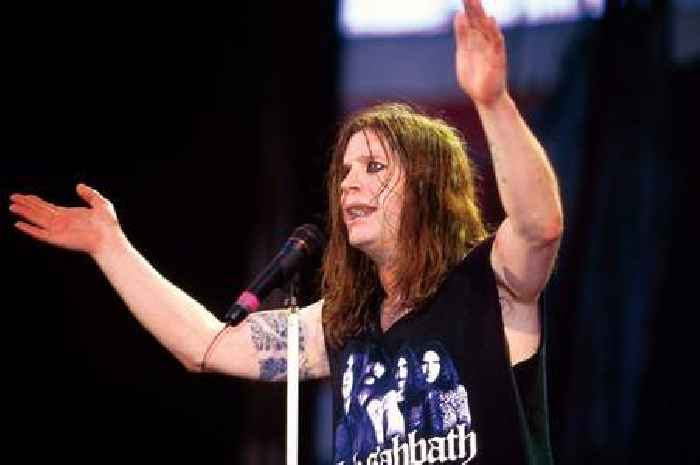 Drake's 'tequila' tribute to Ozzy Osbourne as rapper makes special trip to Black Sabbath bench