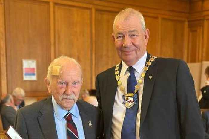 Ayrshire war hero awarded Provost’s Medal at 107 years old