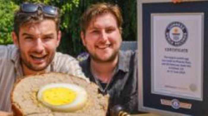 World record for egg-streme cooking challenge
