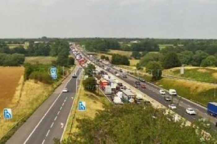 Live updates as M6 crash causes 'stationary traffic'