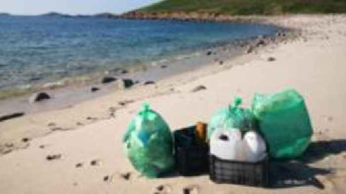 Marine debris from US found on Isles of Scilly