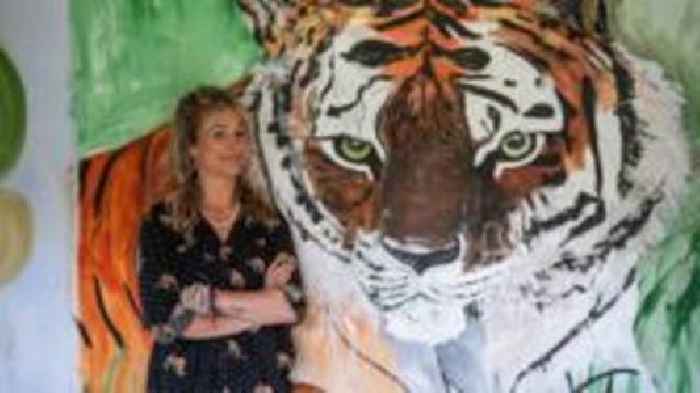 Endangered tiger immortalised in new portrait
