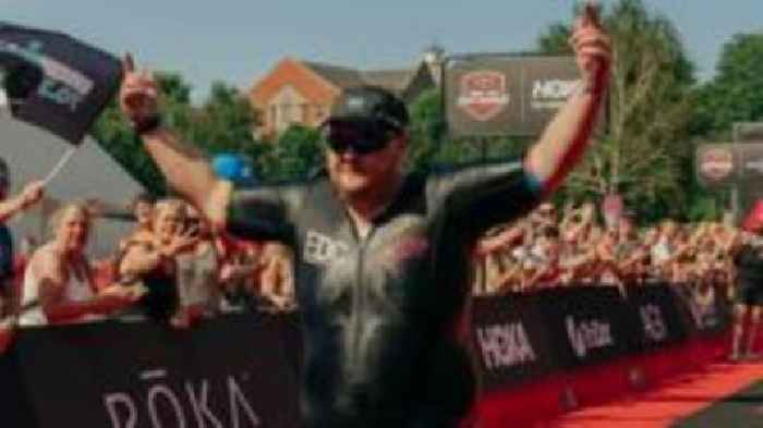 From 150kg and unable to swim a length to a 70-mile triathlon
