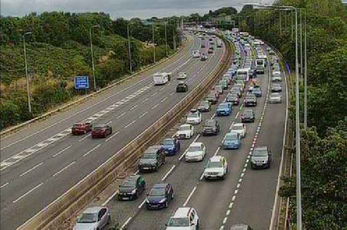 Live: M5 crash causes miles of traffic queues