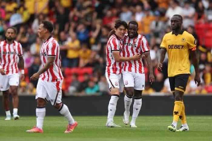Bae Junho scores for Stoke City in pre-season friendly but Wolves find late equaliser