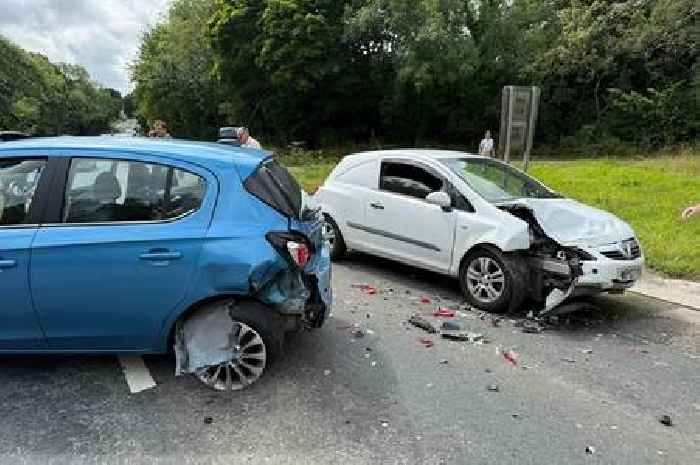 Three-car collision causes huge disruption on major Cornwall road