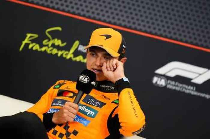 Lando Norris third in Belgian GP sprint won by Max Verstappen