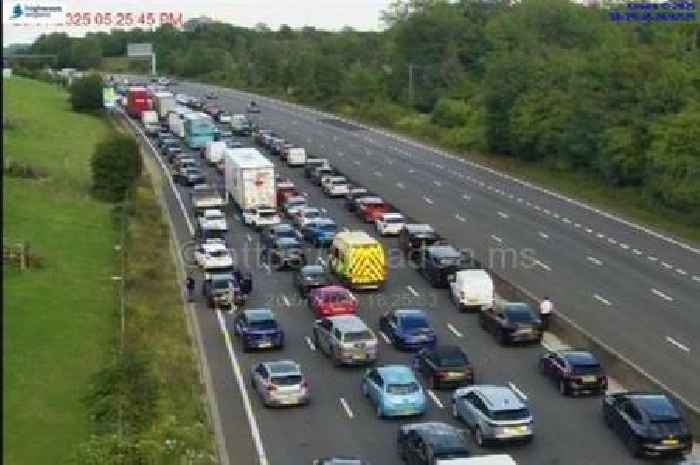 M25 'incident' in Surrey leaves woman in her 40s fighting for life