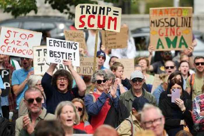 Four arrested after Trump protests across Scotland and UKIP rally