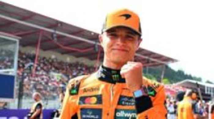 Norris takes Belgian GP pole position
