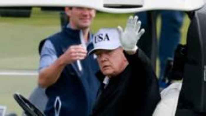 Security tightens as Donald Trump tees off at Turnberry