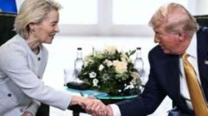 Trump agrees trade deal with EU president after round of golf