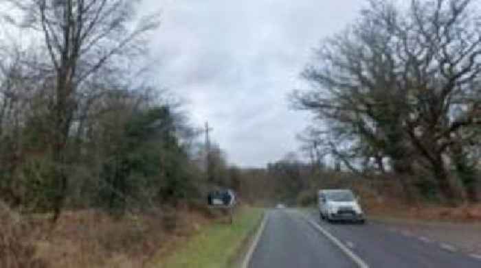Pedestrian dies and man arrested after A-road crash