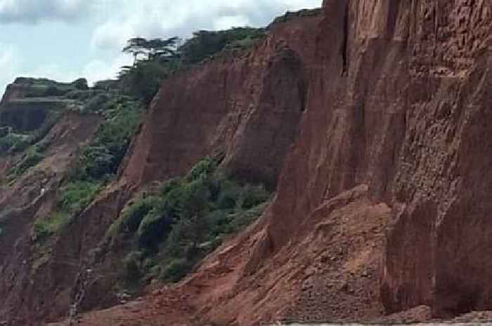 'Avoid' warning after significant cliff collapse at Devon beach