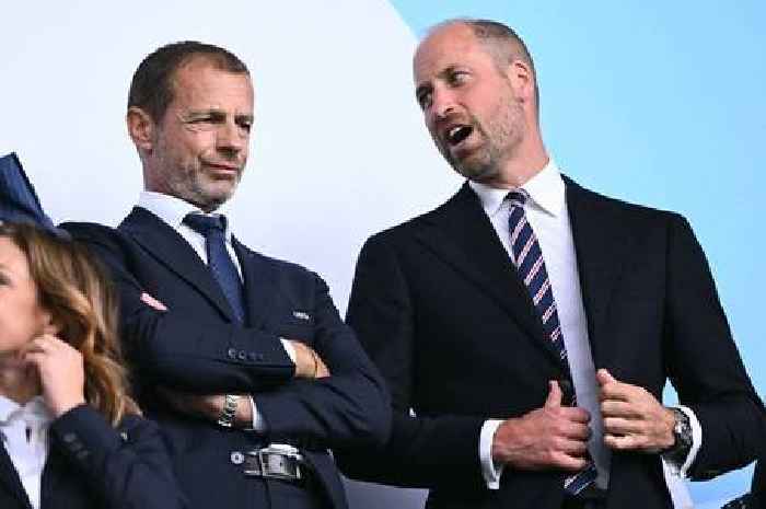 Prince William and Charlotte spotted at Euros final cheering on England