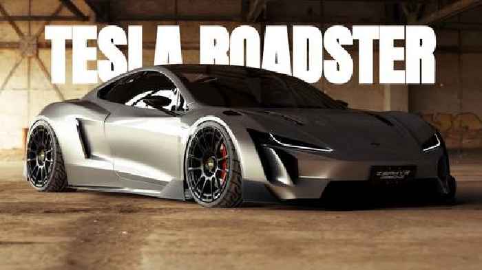 New Tesla Roadster Digitally Hops on the ICE Bandwagon Boasting V10 Power