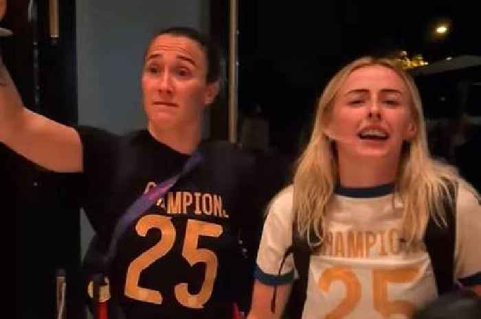 Lionesses wild celebrations after Euros win with 4am karaoke, dancing and support dog