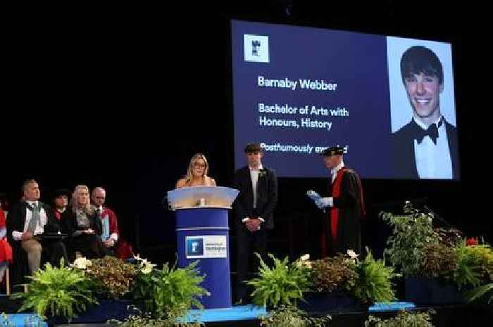 University graduates urged to 'raise a glass' to Nottingham attacks victims as honorary degrees awarded