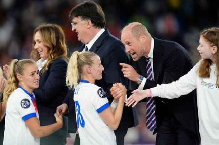 Prince William's five-word verdict on Chloe Kelly's goal revealed by lip reader