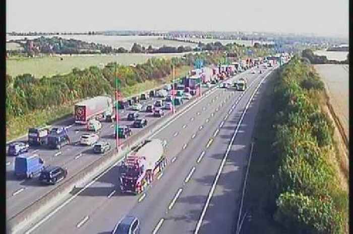 Dartford Crossing M25 live traffic updates as two lanes closed and traffic held after crash