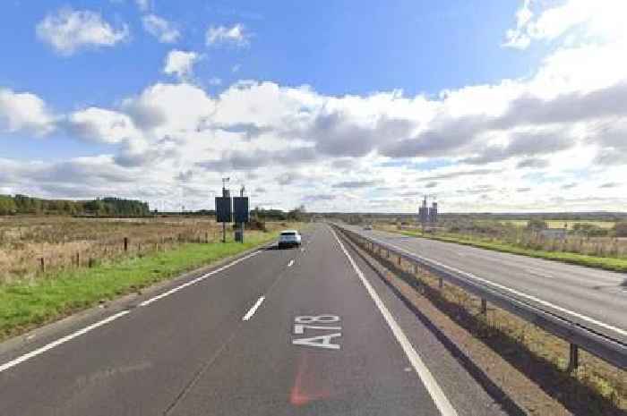 Teen dies after crash between e-scooter and ambulance on Ayrshire road