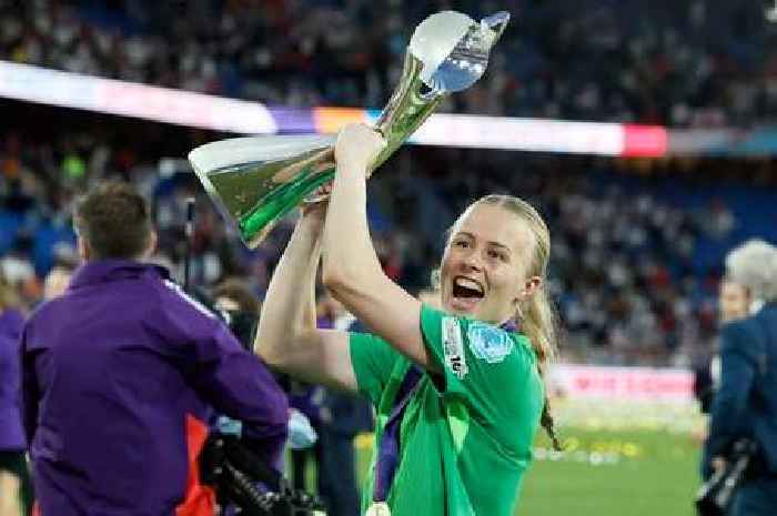 Hannah Hampton’s emotional hidden tribute as England stars support Lioness after Euro 2025 win