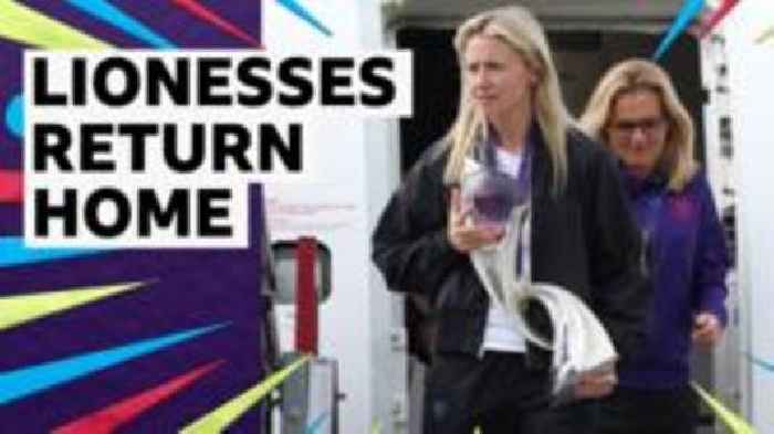 England land home to elated crowds after Euro 2025 triumph
