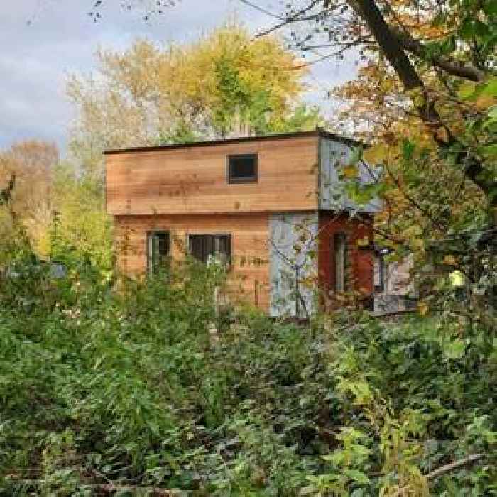 This DIY Two-Trailer Tiny House Boasts a Smart Collapsible Roof and Playroom Extension