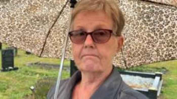 Widow defies council ban on flowers by graves