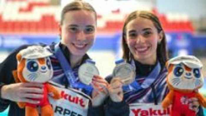 GB's Harper and Mew Jensen win diving silver at Worlds